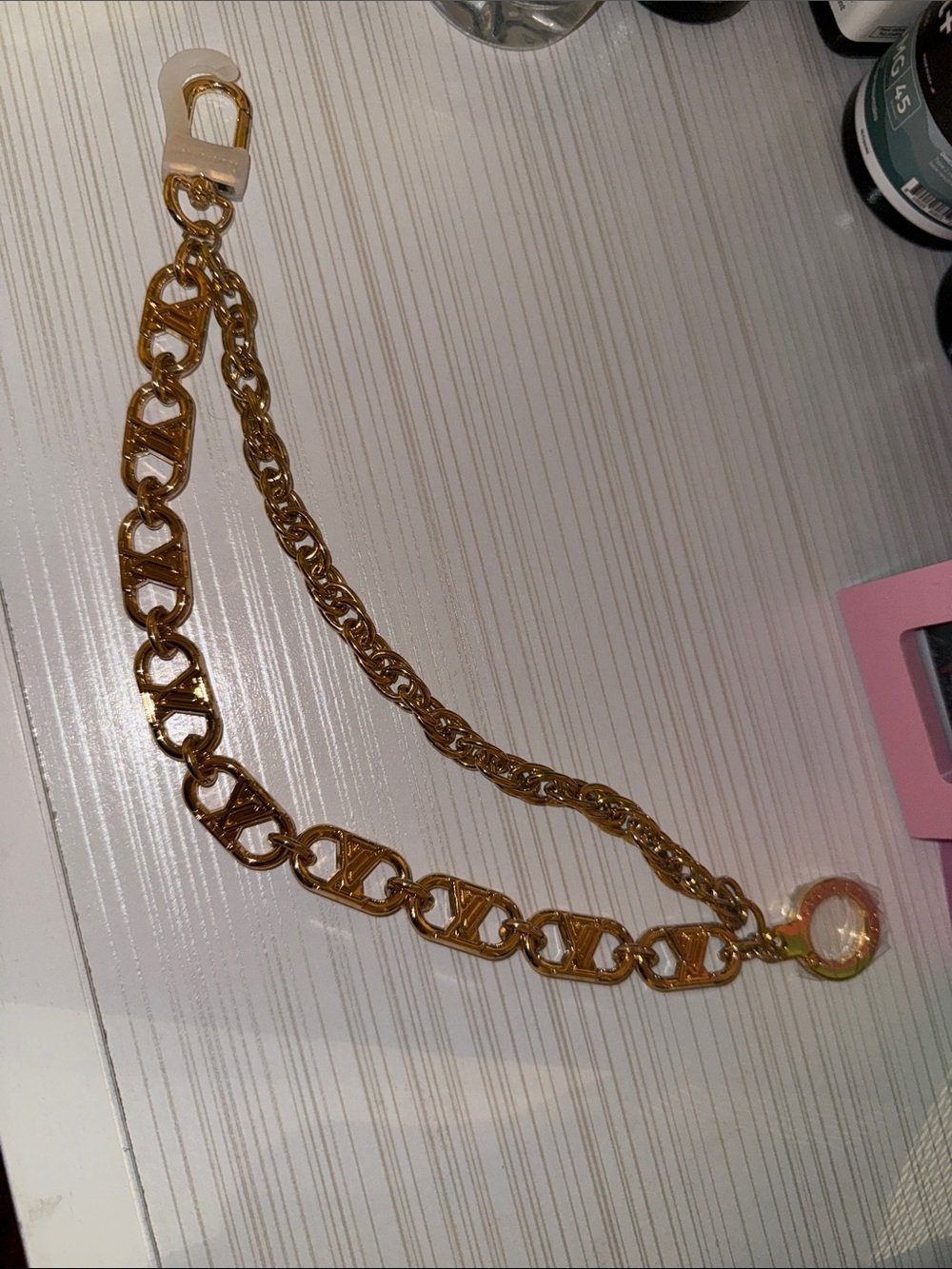 Gold Link Chain belt bag